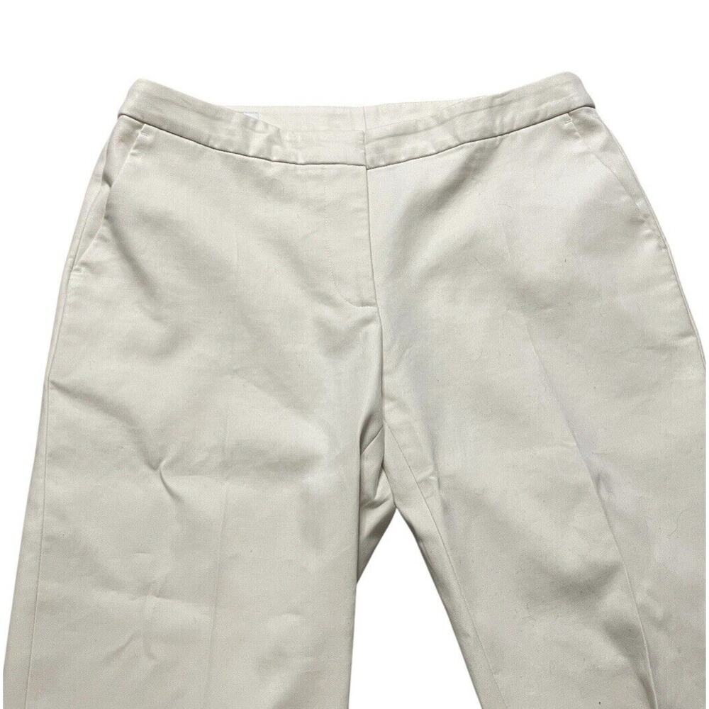 Dries Van Noten Pants Womens 40 (32x28) Off White Cotton Trousers Modern Hungary